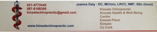 Joanna Daly - DC, MChiro, LRCC, NMT, BSc (hons) 2